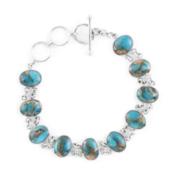 SANTA FE Style 2.67 carat Mojave Blue Turquoise